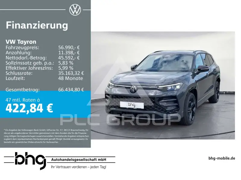 2026 Volkswagen Tayron
