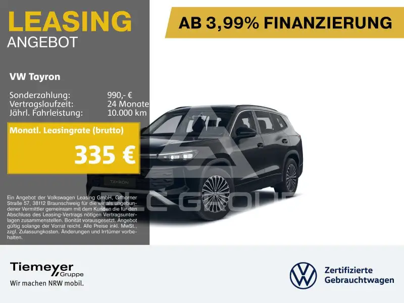 2026 Volkswagen Tayron