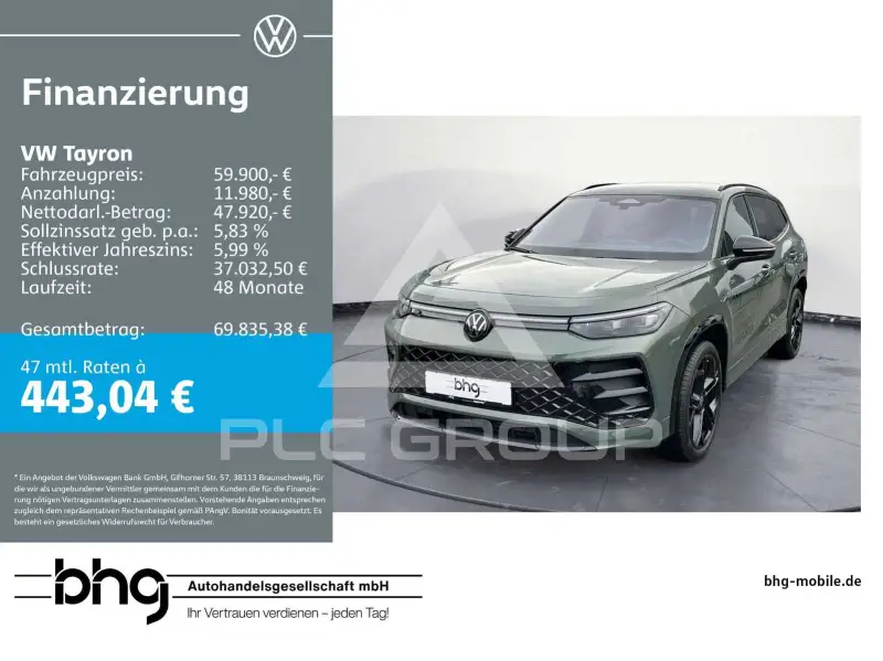 2026 Volkswagen Tayron