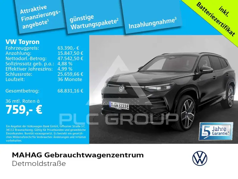 2026 Volkswagen Tayron