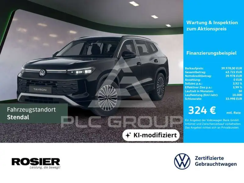 2026 Volkswagen Tayron