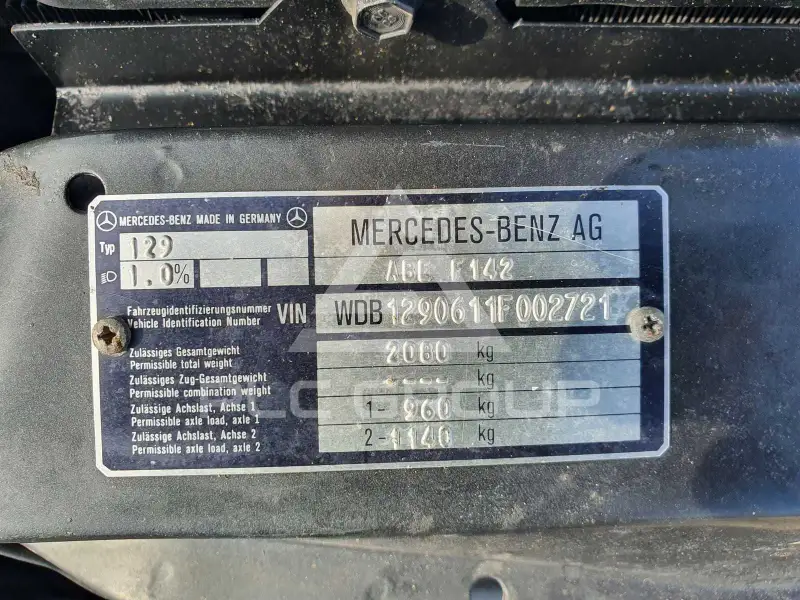 1991 Mercedes Benz SL-Class