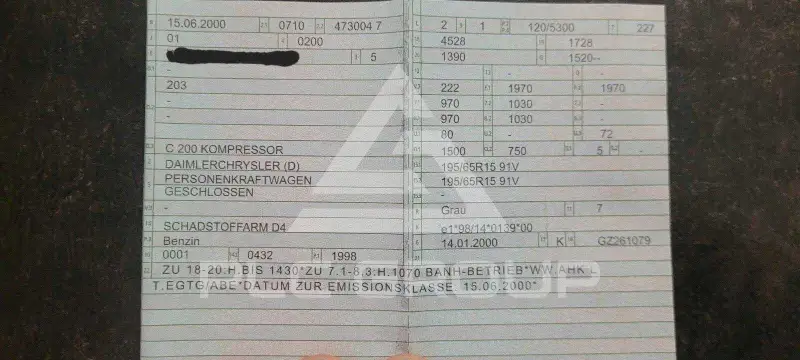 2000 Mercedes Benz 200