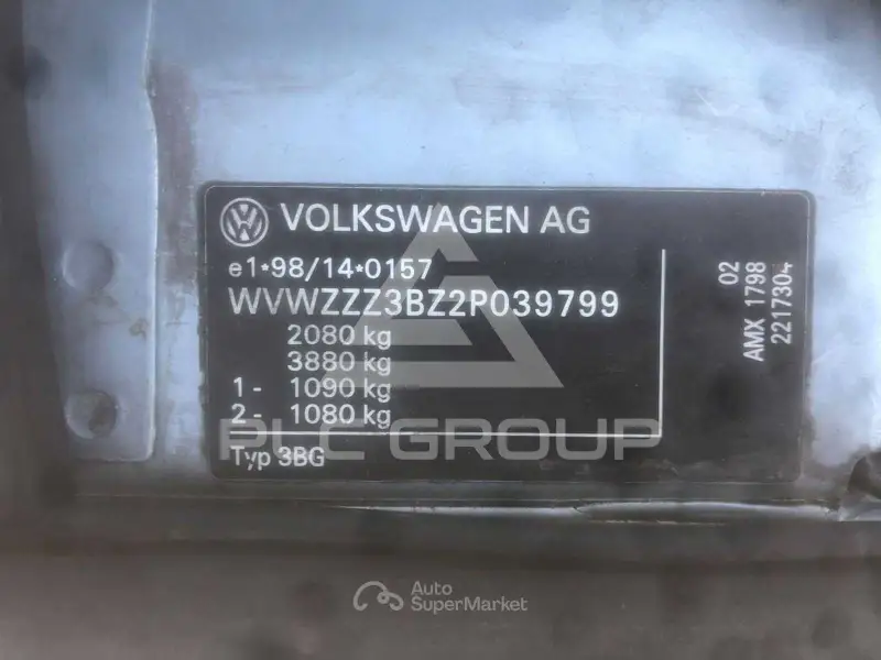 2001 Volkswagen Passat