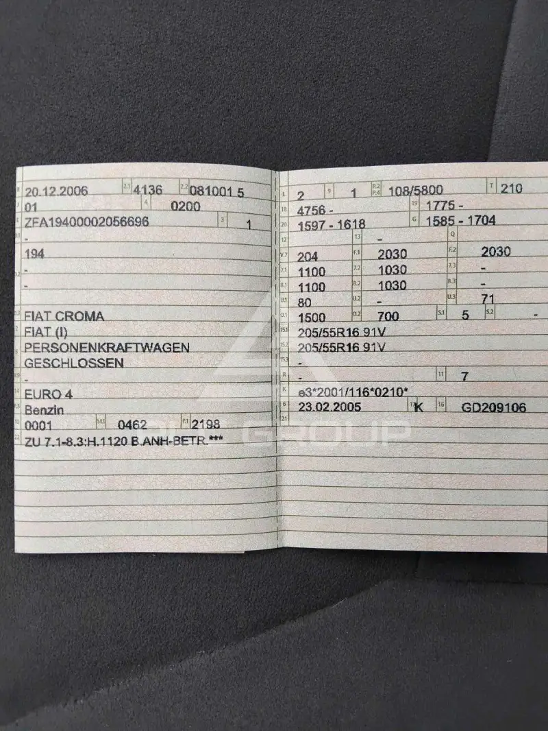 2006 Fiat Croma