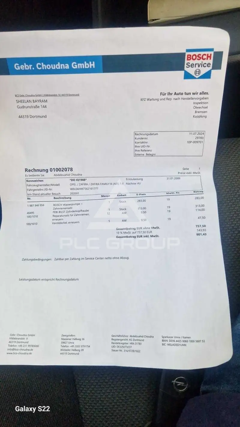 2006 Opel ZAFIRA
