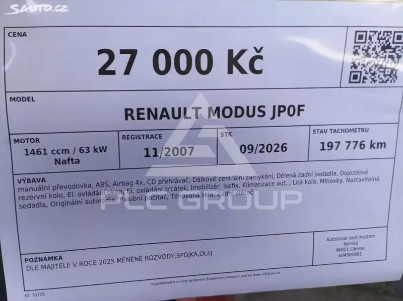2007 Renault Modus