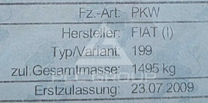 2009 Fiat Punto