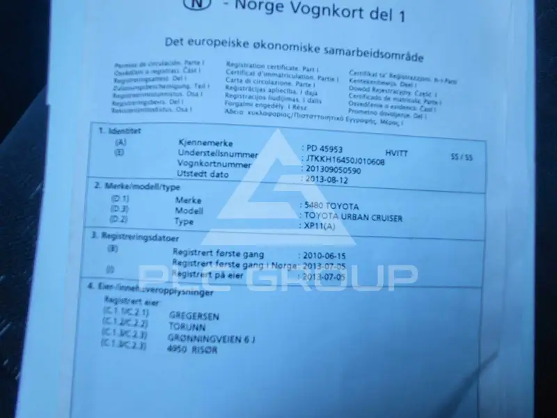 2010 Toyota Urban Cruiser