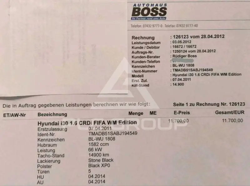 2011 Hyundai I30