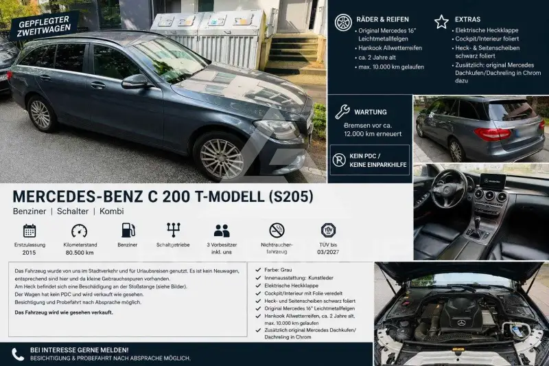 2015 Mercedes Benz C-Class
