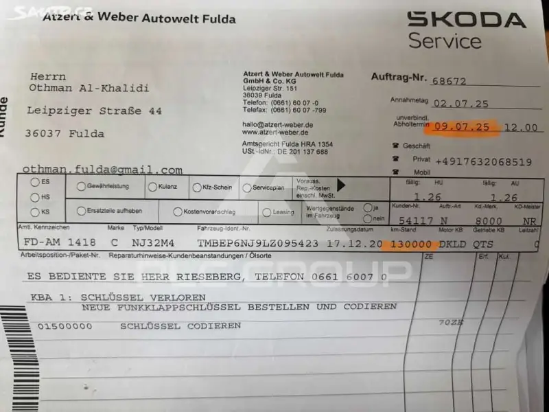2020 Skoda Fabia