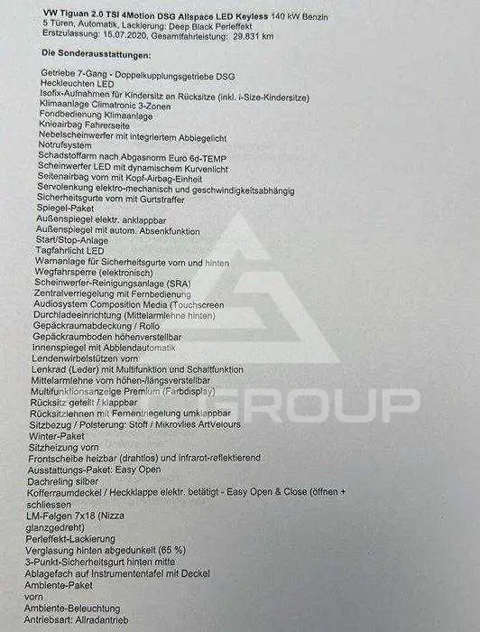 2020 Volkswagen Tiguan