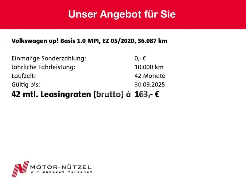 2020 Volkswagen Up