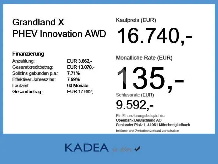2020 Opel GrandlandX