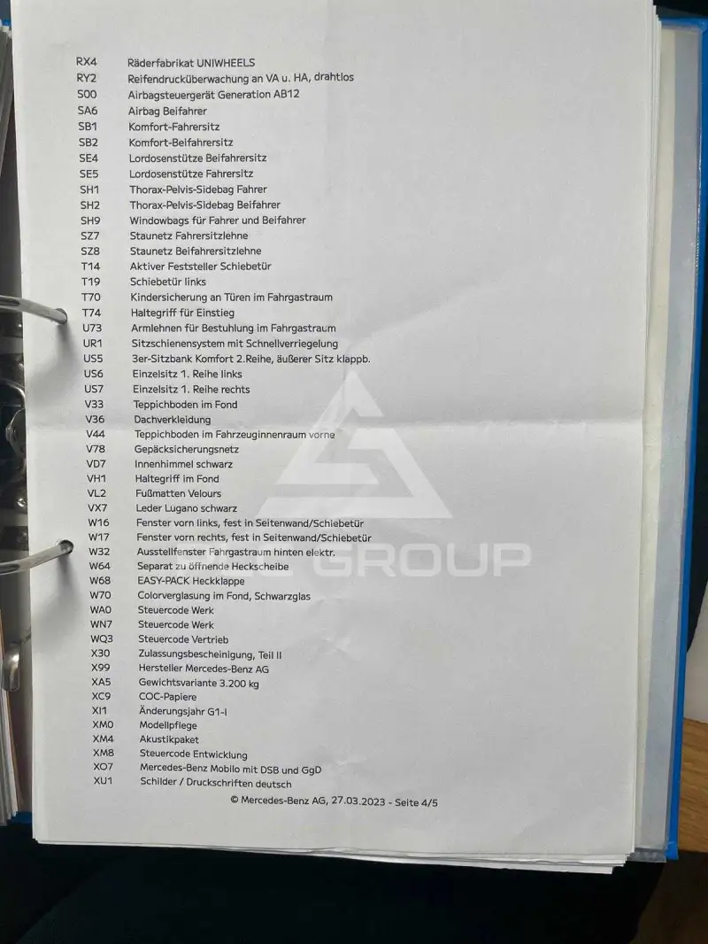 2021 Mercedes Benz V