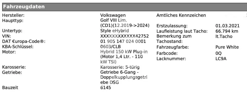 2021 Volkswagen GOLF