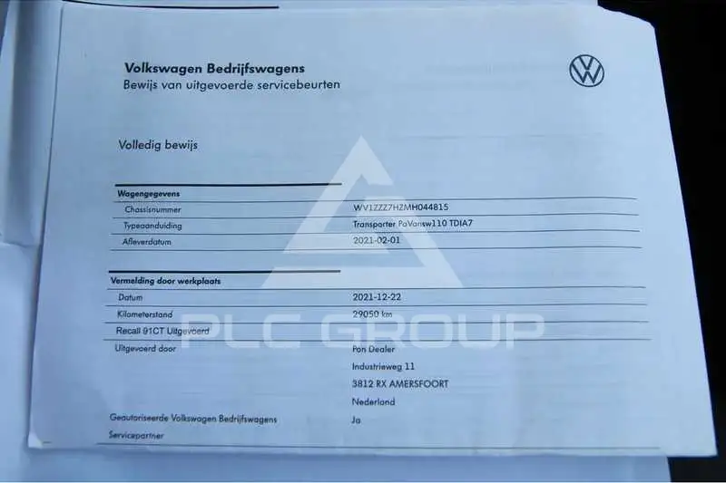 2021 Volkswagen Transporter
