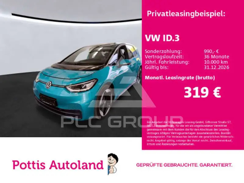 2021 Volkswagen ID3