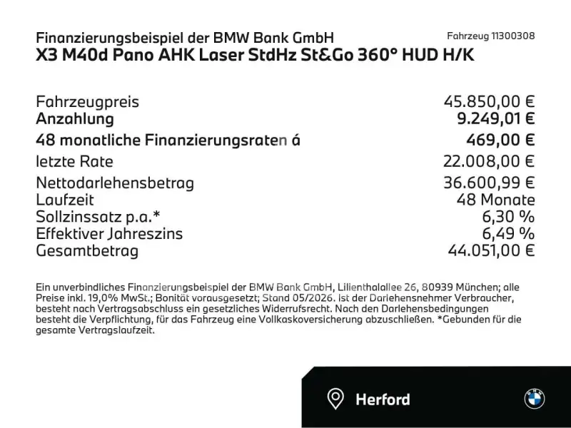 2022 BMW X3