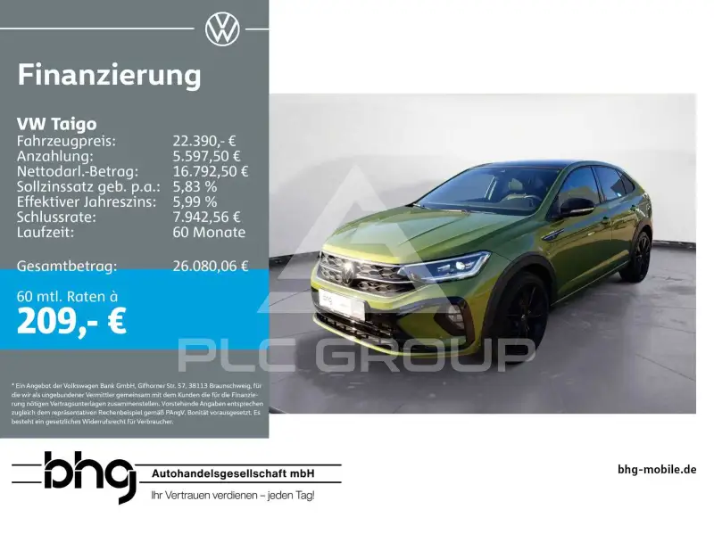 2022 Volkswagen Taigo