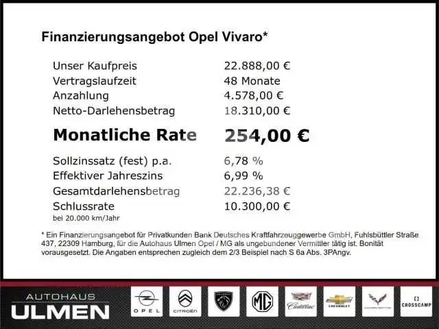 2022 Opel Vivaro