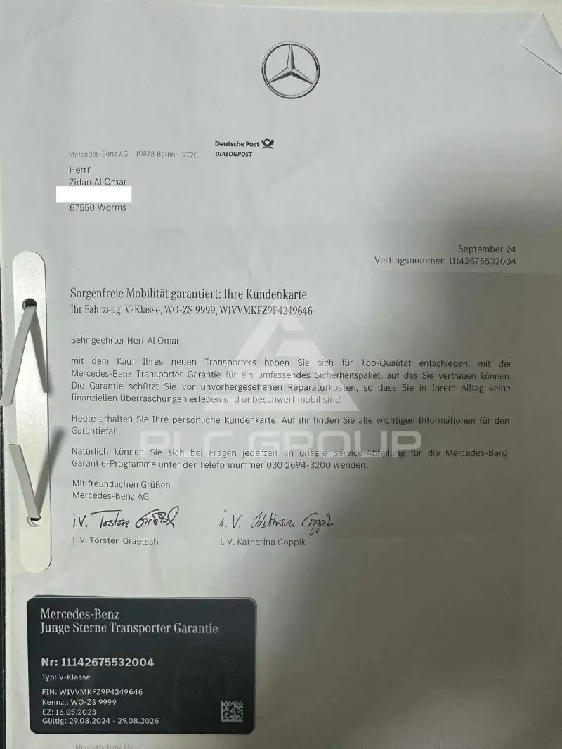 2023 Mercedes Benz V