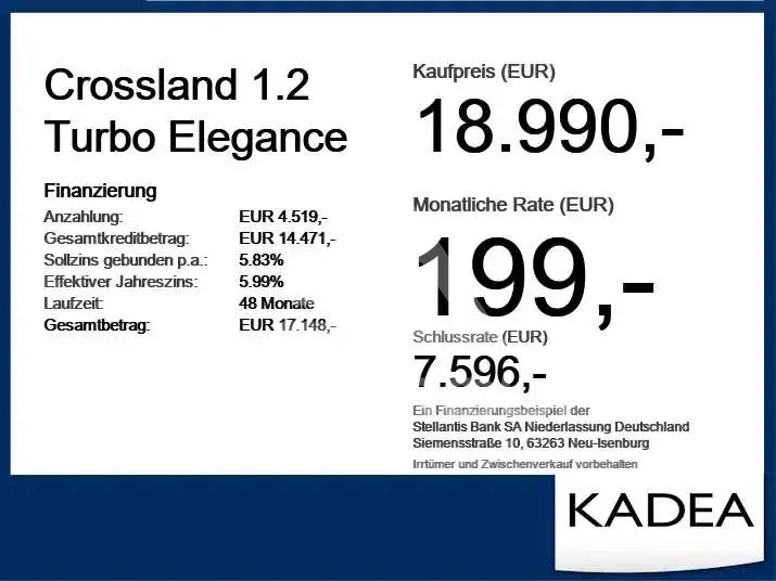 2023 Opel CrosslandX