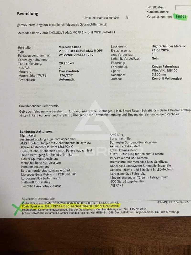 2024 Mercedes Benz V