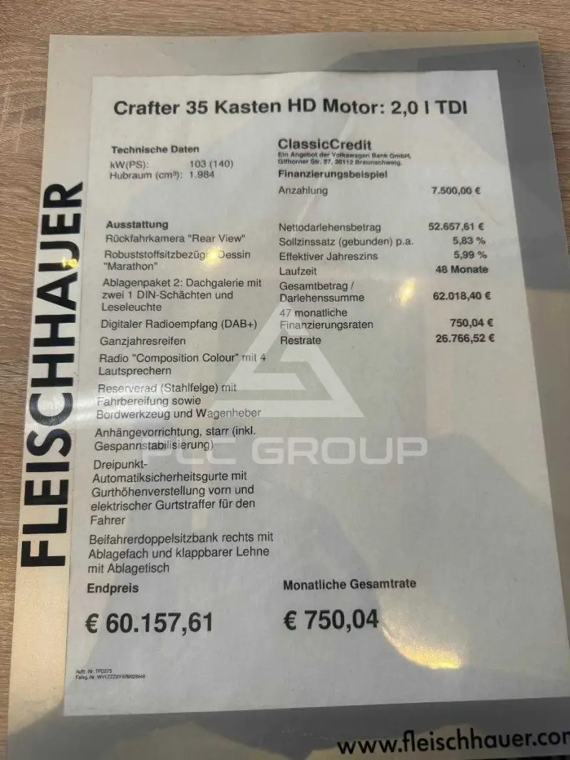 2024 Volkswagen Crafter