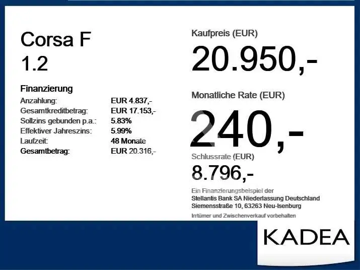 2025 Opel Corsa