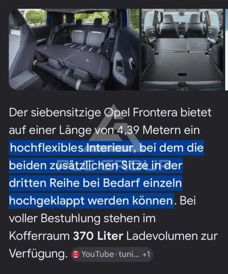 2025 Opel Frontera