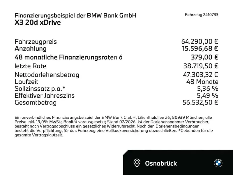 2026 BMW X3