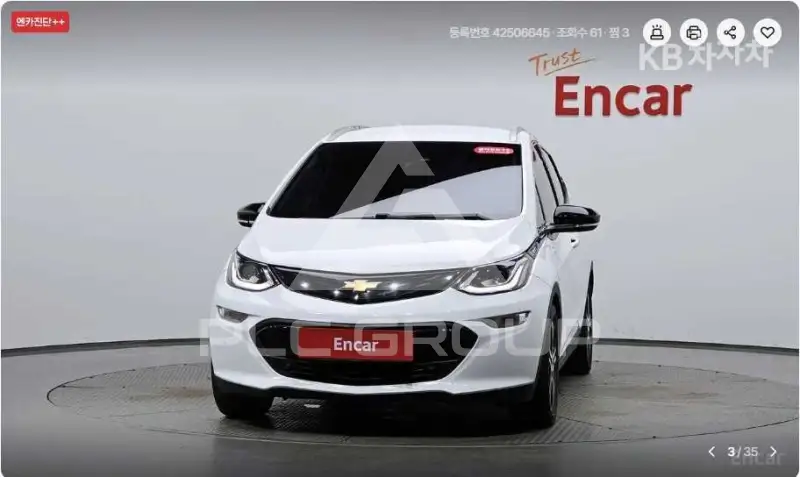 2017 GM Daewoo 쉐보레 볼트