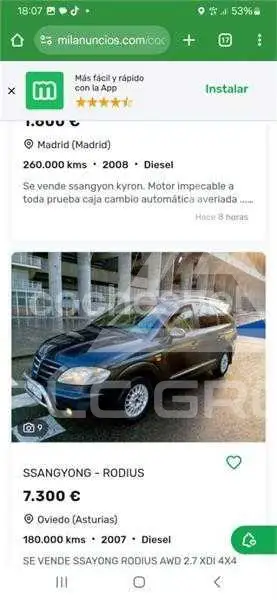 2010 Ssangyong Rodius