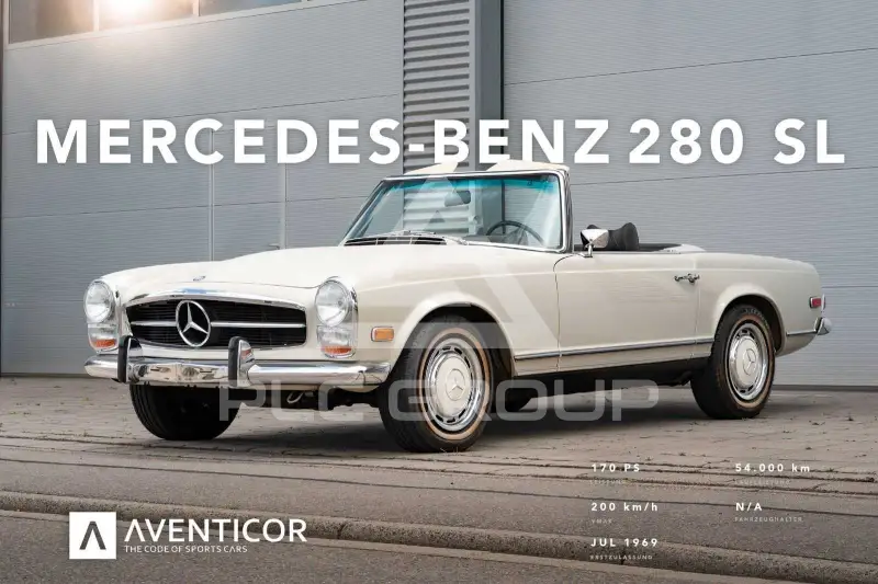 1969 Mercedes Benz SL 280