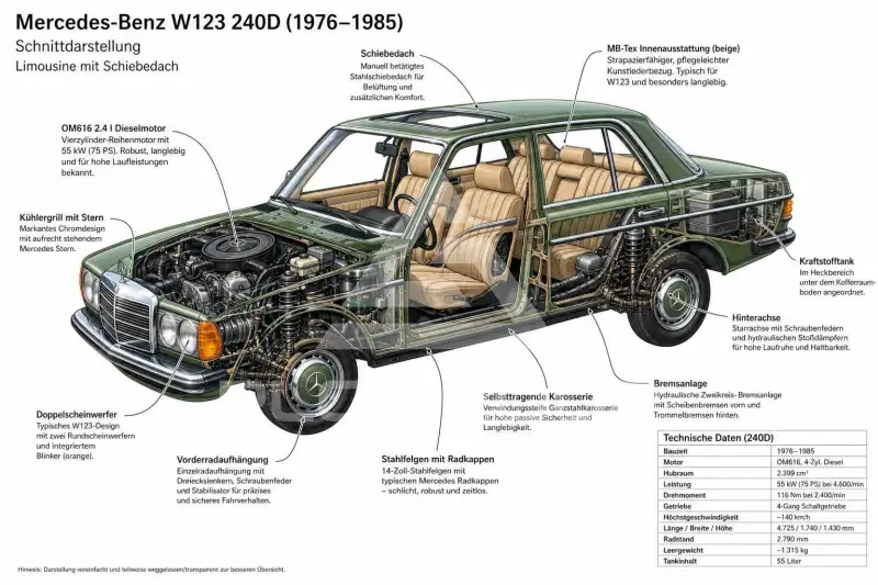 1978 Mercedes Benz 240