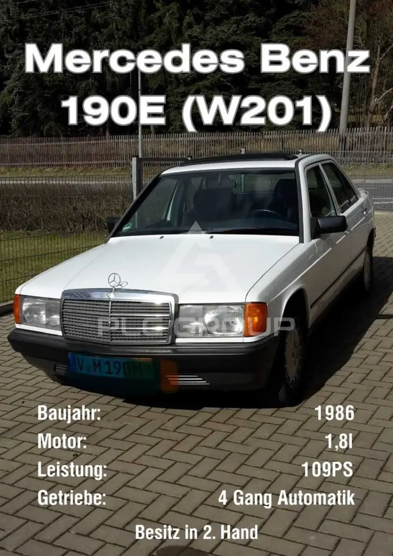 1986 Mercedes Benz 190