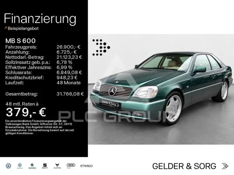 1994 Mercedes Benz S 600