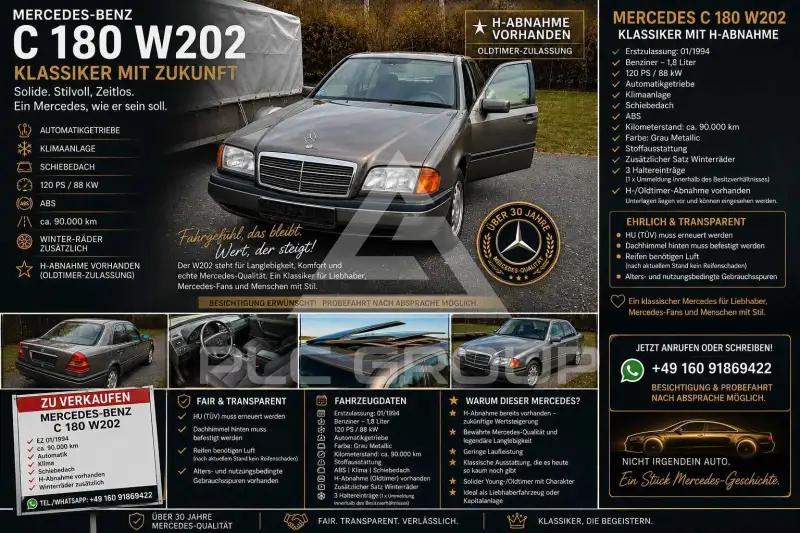 1994 Mercedes Benz C 180