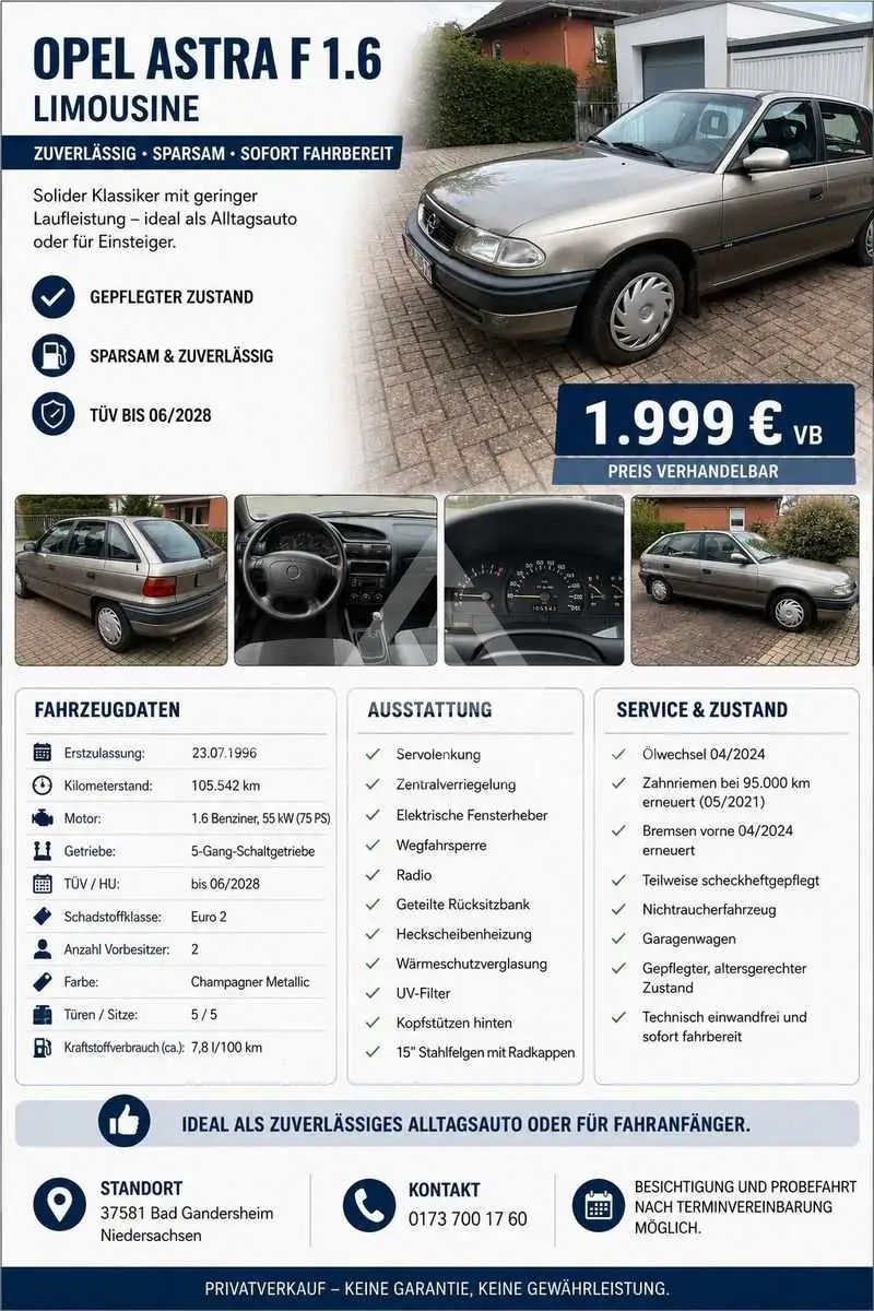 1996 Opel Astra