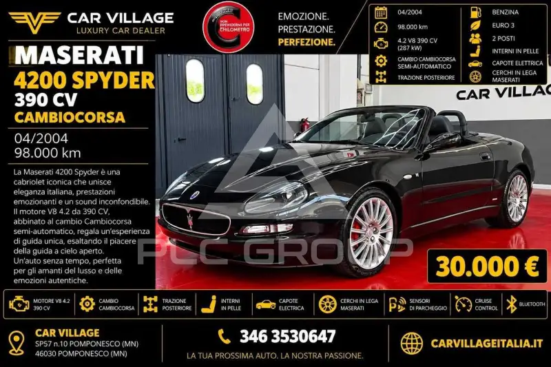 2004 Maserati Spyder Cam
