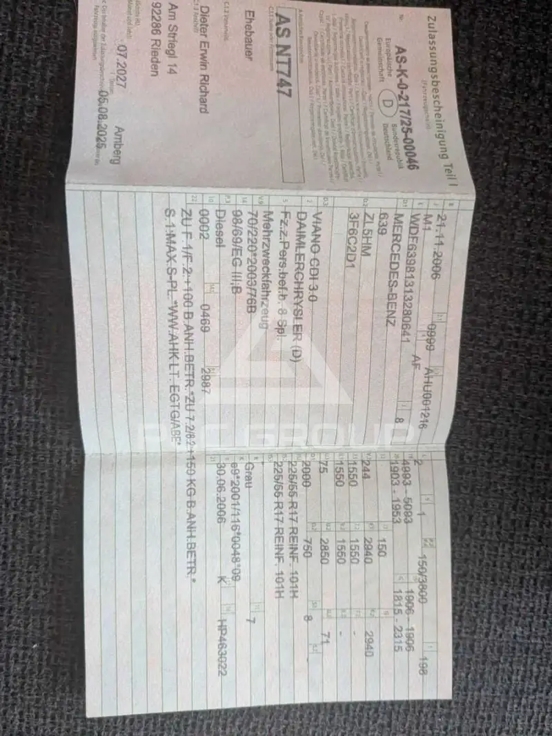 2006 Mercedes Benz Viano