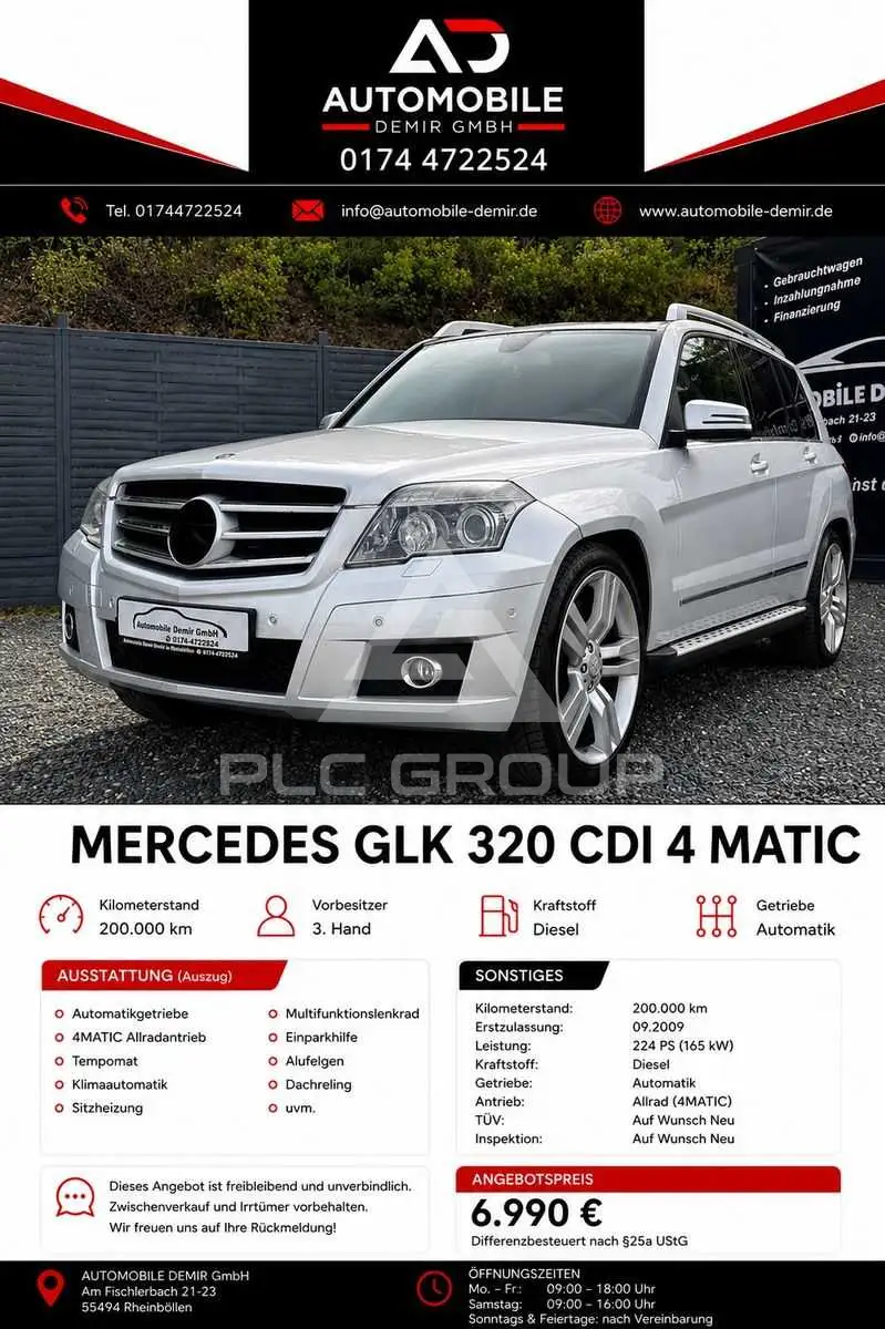 2009 Mercedes Benz GLK 320