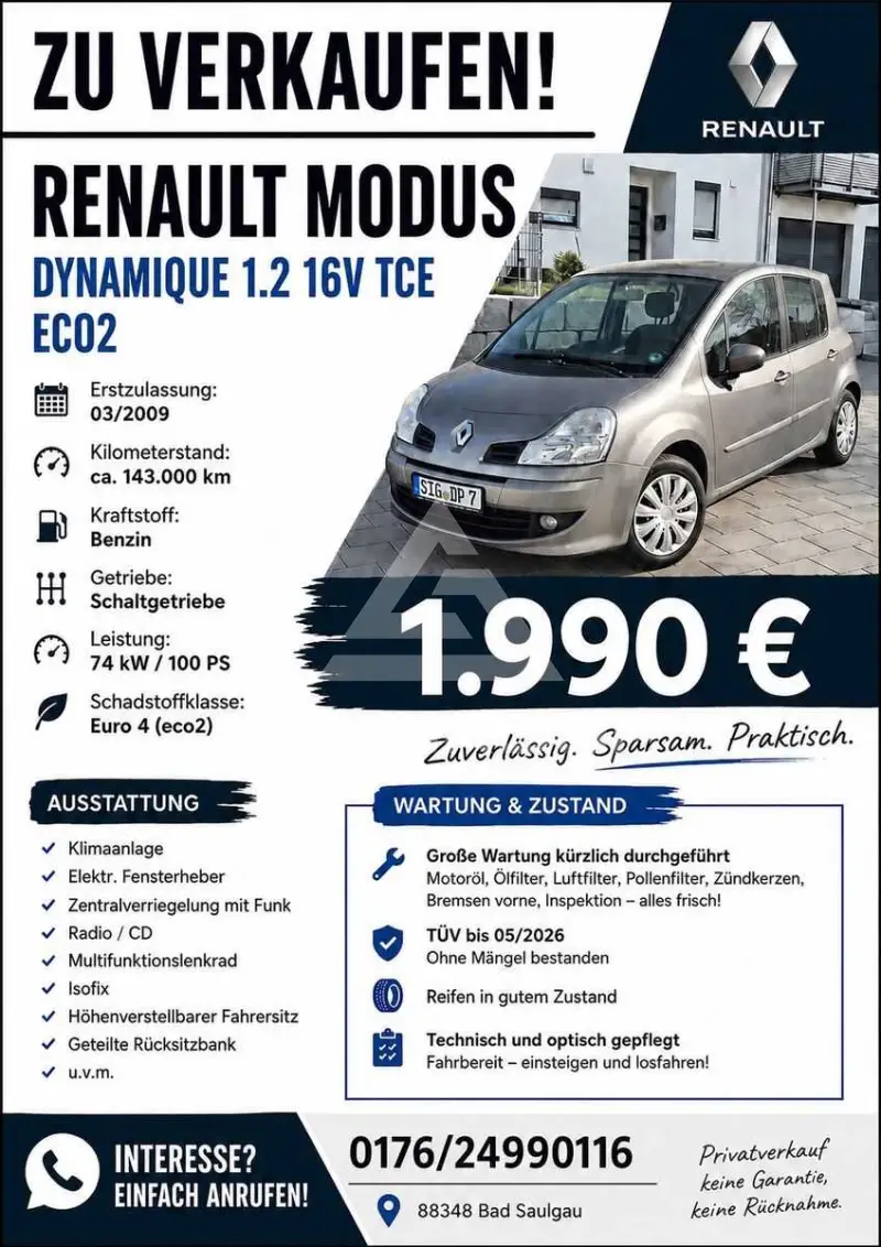 2009 Renault Modus