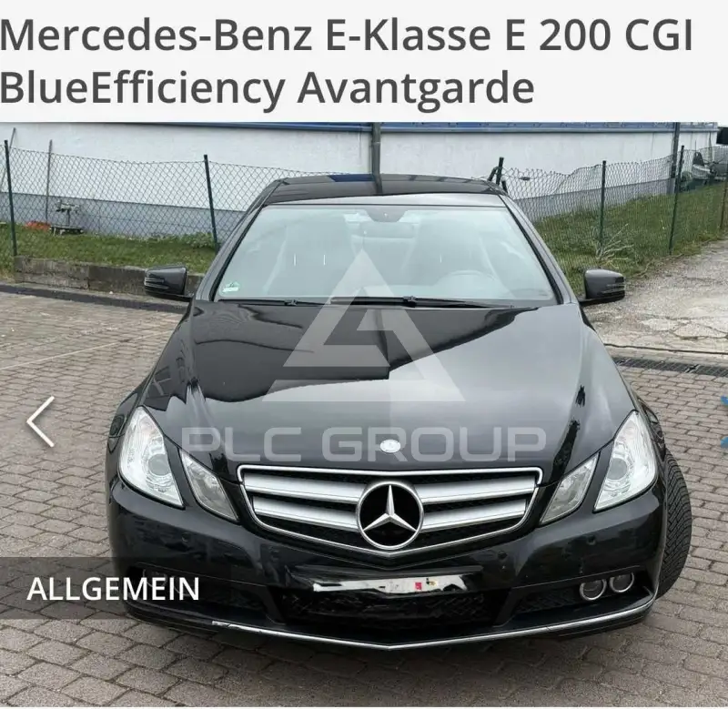 2010 Mercedes Benz E 200