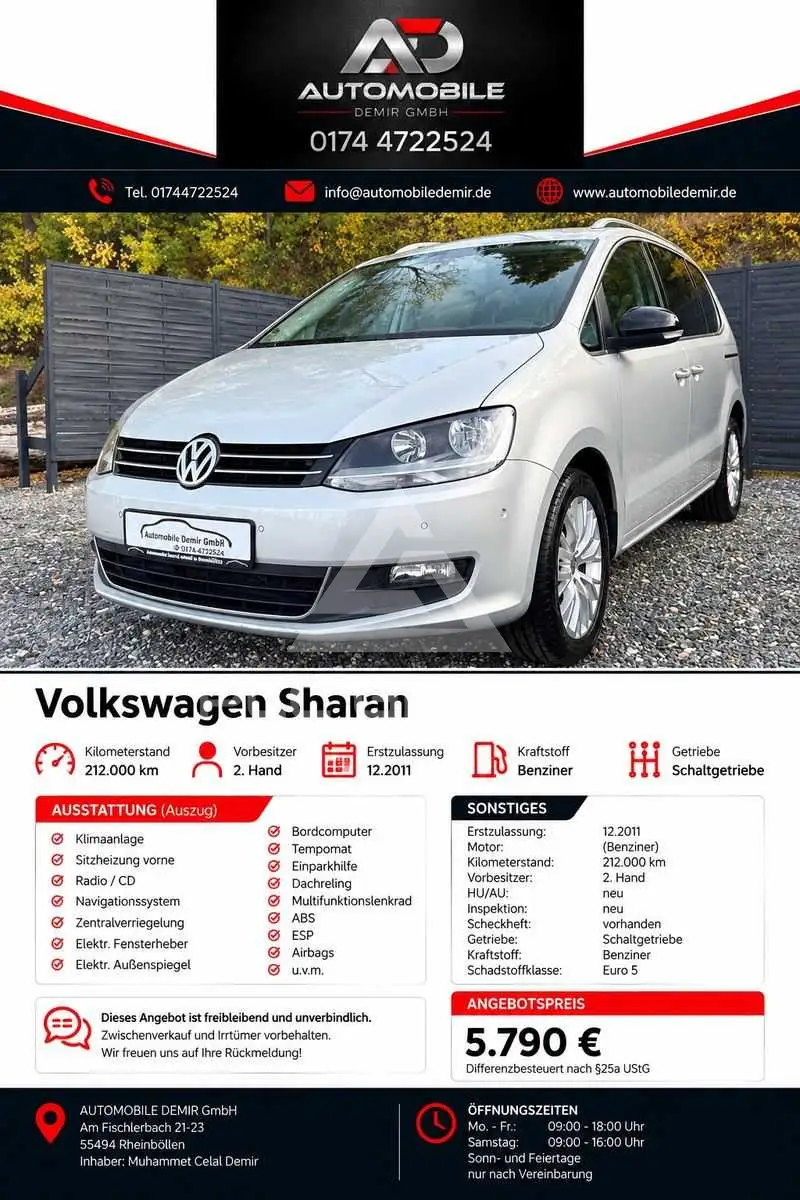 2011 Volkswagen SHARAN