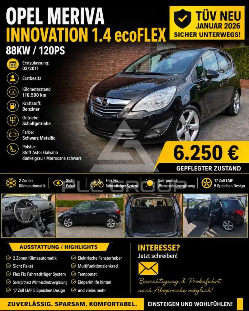 2011 Opel MERIVA