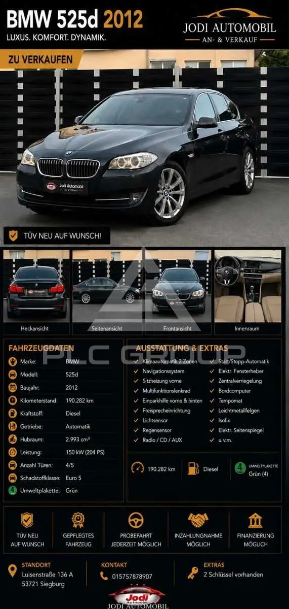2012 BMW 525