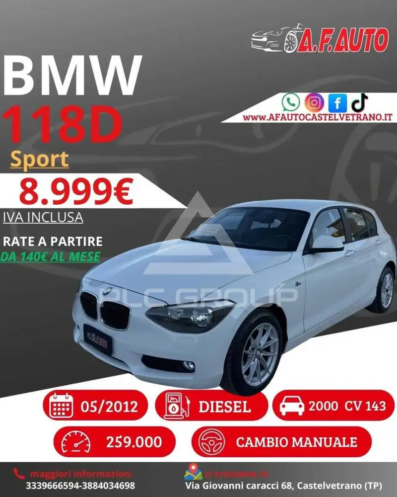 2012 BMW 118